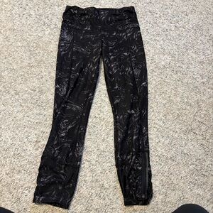 lululemon athletica Black Patterned Leggings